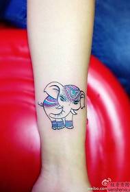 Тетоважа икона боје ногу у боји