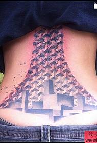Pás tvorivé klasické totemové tetovanie
