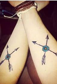 jedinstvena tetovaža između djevojčica