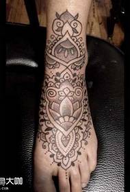 foot point tattoo tattoo pattern
