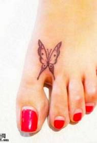 крак пеперуда татуировка модел