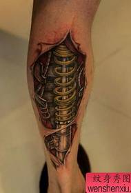 a cool arm of a leg tattoo pattern