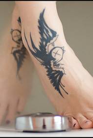 girls instep cute beautiful bird tattoo picture picture
