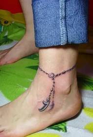 Charming Anklet Tattoo