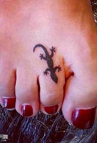 iphethini le-gecko tattoo unyawo