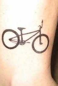 ποδιού Q έκδοση μοτίβο τατουάζ ποδηλάτου