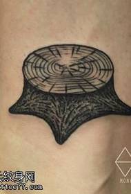kotník pařez tetování vzor