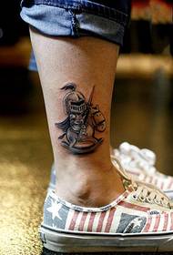 jahanje konjskega viteza ustvarjalna slika tatoo