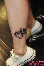 foot duvel hert kreatyf tatoeëringsfoto