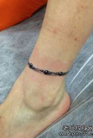 beauty ankles classic anklet tattoo pattern