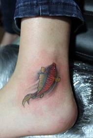 cute პატარა squid tattoo ნიმუში სურათი