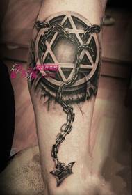 European sketch sketch chain calf tattoo picture  49118-Fashion Scorpio anklet ankle tattoo picture