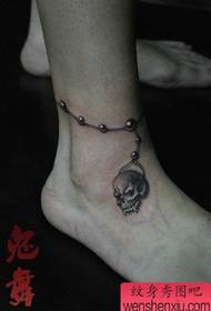 Djevojke gležnjače klasična tetovaža lanca tetovaže