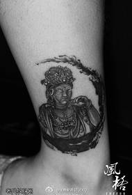 발 부처님 문신은 문신으로 공유됩니다 49816- 발 토템 선 문신은 문신 홀에서 공유합니다