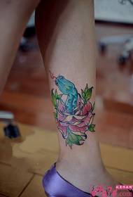 flowers and snake ankle tattoo tattoo pictures