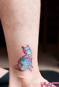 Wêneyê Tattoooyê ya Creative Stars Cat