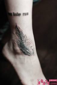fresh little wings instep tattoo picture