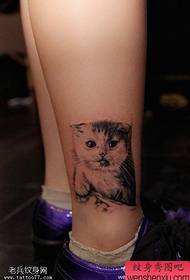Kāju kaķu tetovējumus dala tetovējumi