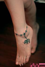 Cute Baby Anklet Fashion Tattoo Picture