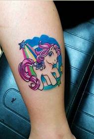 beautiful ankle beautiful color unicorn tattoo picture picture