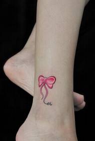 girls feet small cute fresh bow tattoo pictures