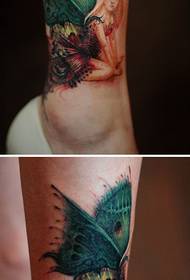 Butterfly Elf Fashion Ankle Tattoo Picture