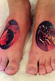 recommended on the instep Harajuku style tattoo pattern