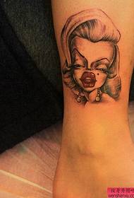jalka 踝 Monroe-tatuointikuvio