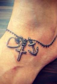 recommended a personality anklet Tattoo pictures