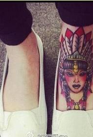 fashion woman instep girl tattoo picture appreciation picture