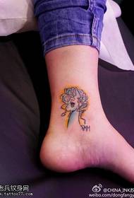 ຮູບ tattoo ໄດ້ແນະ ນຳ ໃຫ້ເປັນຮູບແຕ້ມມ້າ ສຳ ລັບແຕ້ມຮູບມ້າ Ankle color