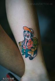 ankle color Cartoon tattoo picture