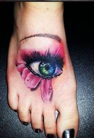 recommended one Instep eye tattoo pattern picture