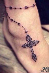 women's anklet tattoo works