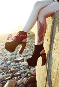 picioare frumoase înger aripi gleznă imagine tatuaj