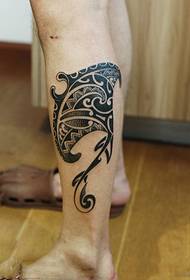 creative ankle stag bat manicure tattoo picture