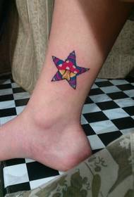 kugadzirwa kwemavara starfish hunhu rutsoka tattoo