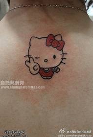 back personality cute pig Tattoo pattern