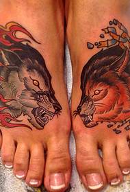 for everyone to enjoy the recommended instep wolf head tattoo works