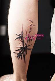 Fresh Bamboo Ankle Tattoo Picture