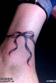 ankle bow tattoo anklet tattoo pattern