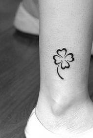 Tattoo show bar recommended an ankle trefoil tattoo pattern