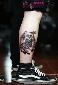 Schizzo vento Lucky Cat Shank Tattoo Picture
