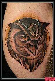 recommended a classic owl tattoo pattern