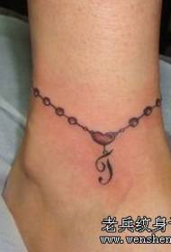 უახლესი tattoo ნიმუში სილამაზის anklet tattoo ნიმუში ჯარიმა