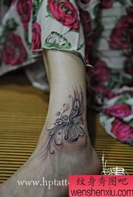 beauty feet love vine tattoo