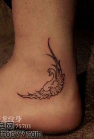 foot cute and beautiful swan tattoo pattern