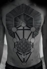 mell és a has egy csomó vonal tetoválás tetoválás mintát 52657 - Húsz szürreális stílusú Tesla tatár portré tetoválás minta