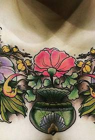 flower chest tattoo tattoos beautiful do not want