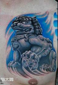 Breast Don Lion Tattoo Pattern